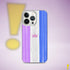 Drag Pride Flag Brush Strokes Clear Case for iPhone®