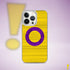 Intersex Pride Flag Brush Strokes Clear Case for iPhone®