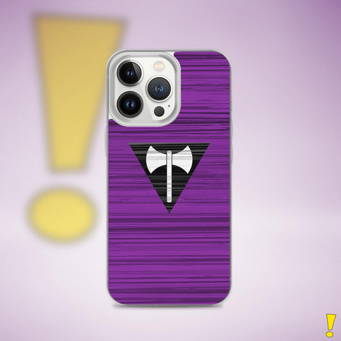 Lesbian Labrys Pride Flag Brush Strokes Clear Case for iPhone®