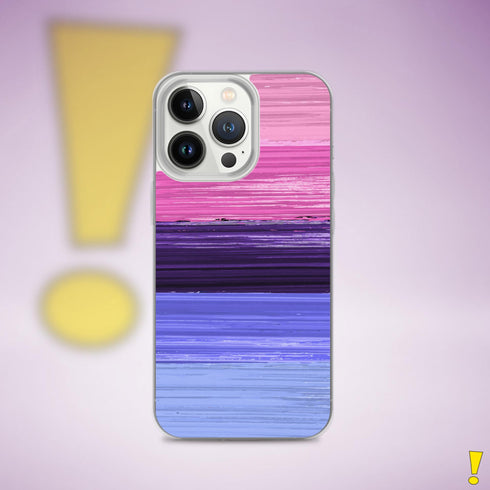 Omnisexual Pride Flag Brush Strokes Clear Case for iPhone®