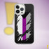 Demisexual Pride Flag Ripped Reveal Clear Case for iPhone®