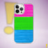 Polysexual Pride Flag Paint Strokes Clear Case for iPhone®