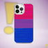 Bisexual Pride Flag Paint Strokes Clear Case for iPhone®