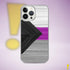 Demisexual Pride Flag Brush Strokes Clear Case for iPhone®