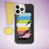 Queer Pride Flag Ripped Reveal Clear Case for iPhone®