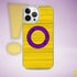 Intersex Pride Flag Brush Strokes Clear Case for iPhone®