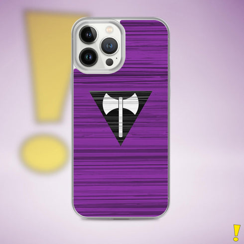 Lesbian Labrys Pride Flag Brush Strokes Clear Case for iPhone®