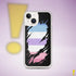 Bigender Pride Flag Ripped Reveal Clear Case for iPhone®