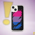 Bisexual Pride Flag Ripped Reveal Clear Case for iPhone®
