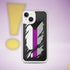Demisexual Pride Flag Ripped Reveal Clear Case for iPhone®
