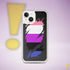 Genderfluid Pride Flag Ripped Reveal Clear Case for iPhone®