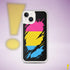 Pansexual Pride Flag Ripped Reveal Clear Case for iPhone®