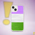 Genderqueer Pride Flag Paint Strokes Clear Case for iPhone®