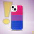 Bisexual Pride Flag Paint Strokes Clear Case for iPhone®