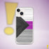 Demisexual Pride Flag Brush Strokes Clear Case for iPhone®