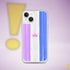 Drag Pride Flag Brush Strokes Clear Case for iPhone®