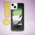 Aromantic Pride Flag Ripped Reveal Clear Case for iPhone®