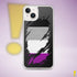 Asexual Pride Flag Ripped Reveal Clear Case for iPhone®