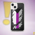 Demisexual Pride Flag Ripped Reveal Clear Case for iPhone®