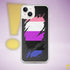 Genderfluid Pride Flag Ripped Reveal Clear Case for iPhone®