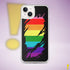 Original LGBTQ Pride Flag Ripped Reveal Clear Case for iPhone®