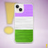 Genderqueer Pride Flag Paint Strokes Clear Case for iPhone®