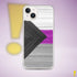 Demisexual Pride Flag Brush Strokes Clear Case for iPhone®
