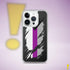 Demisexual Pride Flag Ripped Reveal Clear Case for iPhone®