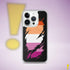Lesbian Pride Flag Ripped Reveal Clear Case for iPhone®