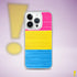 Pansexual Pride Flag Paint Strokes Clear Case for iPhone®
