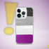 Asexual Pride Flag Paint Strokes Clear Case for iPhone®