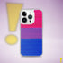 Bisexual Pride Flag Paint Strokes Clear Case for iPhone®