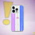 Drag Pride Flag Brush Strokes Clear Case for iPhone®
