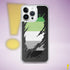 Aromantic Pride Flag Ripped Reveal Clear Case for iPhone®