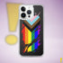 LGBTQ Progress Pride Flag Ripped Reveal Clear Case for iPhone®