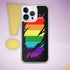 Original LGBTQ Pride Flag Ripped Reveal Clear Case for iPhone®