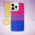 Bisexual Pride Flag Paint Strokes Clear Case for iPhone®