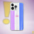 Drag Pride Flag Brush Strokes Clear Case for iPhone®