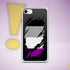 Asexual Pride Flag Ripped Reveal Clear Case for iPhone®