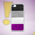 Asexual Pride Flag Paint Strokes Clear Case for iPhone®
