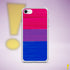 Bisexual Pride Flag Paint Strokes Clear Case for iPhone®