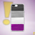 Asexual Pride Flag Paint Strokes Clear Case for iPhone®