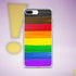 LGBTQ Philly Pride Flag Paint Strokes Clear Case for iPhone®