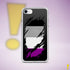 Asexual Pride Flag Ripped Reveal Clear Case for iPhone®