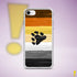 Bear Pride Flag Paint Strokes Clear Case for iPhone®