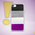Asexual Pride Flag Paint Strokes Clear Case for iPhone®