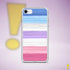 Bigender Pride Flag Brush Strokes Clear Case for iPhone®