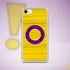 Intersex Pride Flag Brush Strokes Clear Case for iPhone®