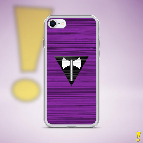 Lesbian Labrys Pride Flag Brush Strokes Clear Case for iPhone®