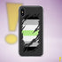 Agender Pride Flag Ripped Reveal Clear Case for iPhone®